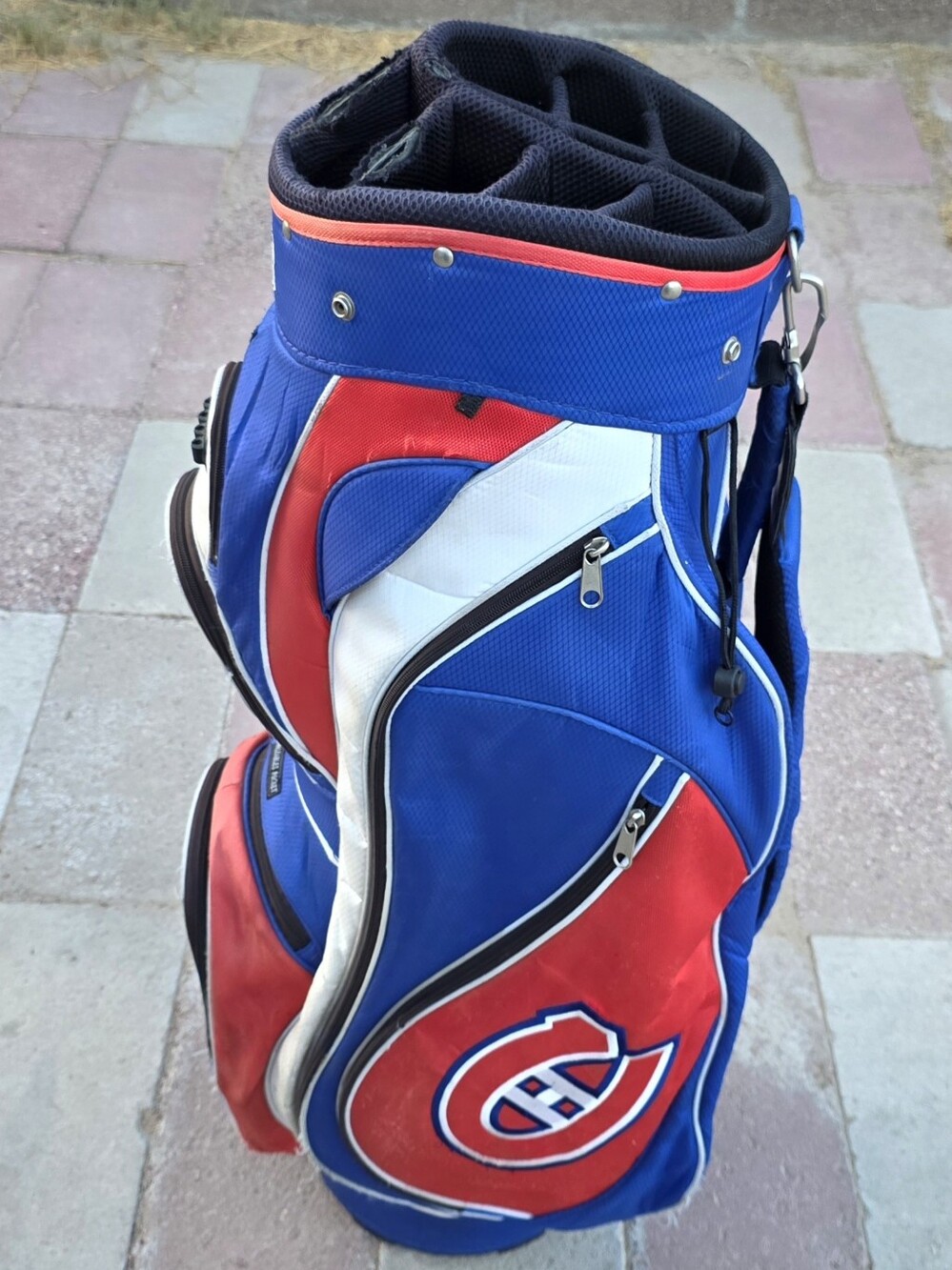 Montreal Canadiens Golf Cart Bag official NHL 14 Way Top Full length dividers
